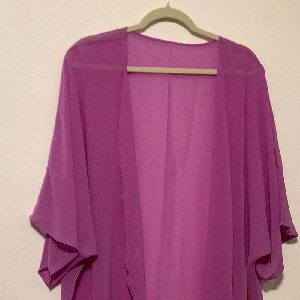 Purple Orchid KIMONO Size 2X New out of Package